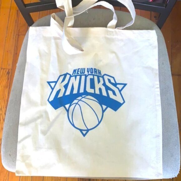 New York Knicks basketball Canvas Tote Bag - Picture 1 of 2